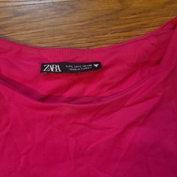 Zara halter neck bodysuit fuscia pink - Picture 3 of 5